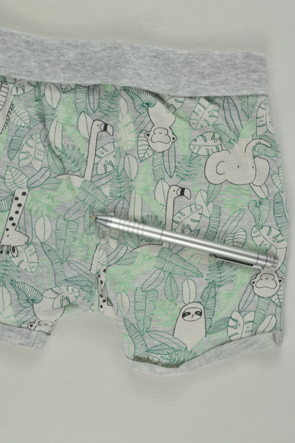Target Size 0 Animals and Leaves Shorts
