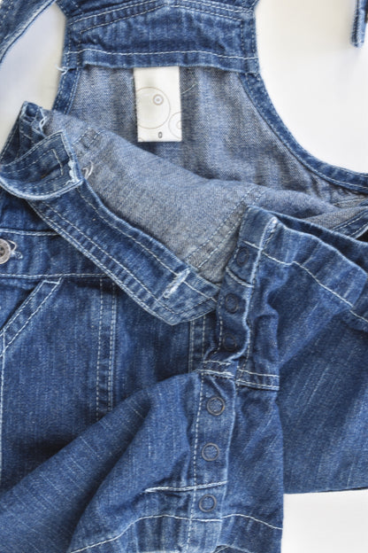 Target Size 0 Denim Overalls