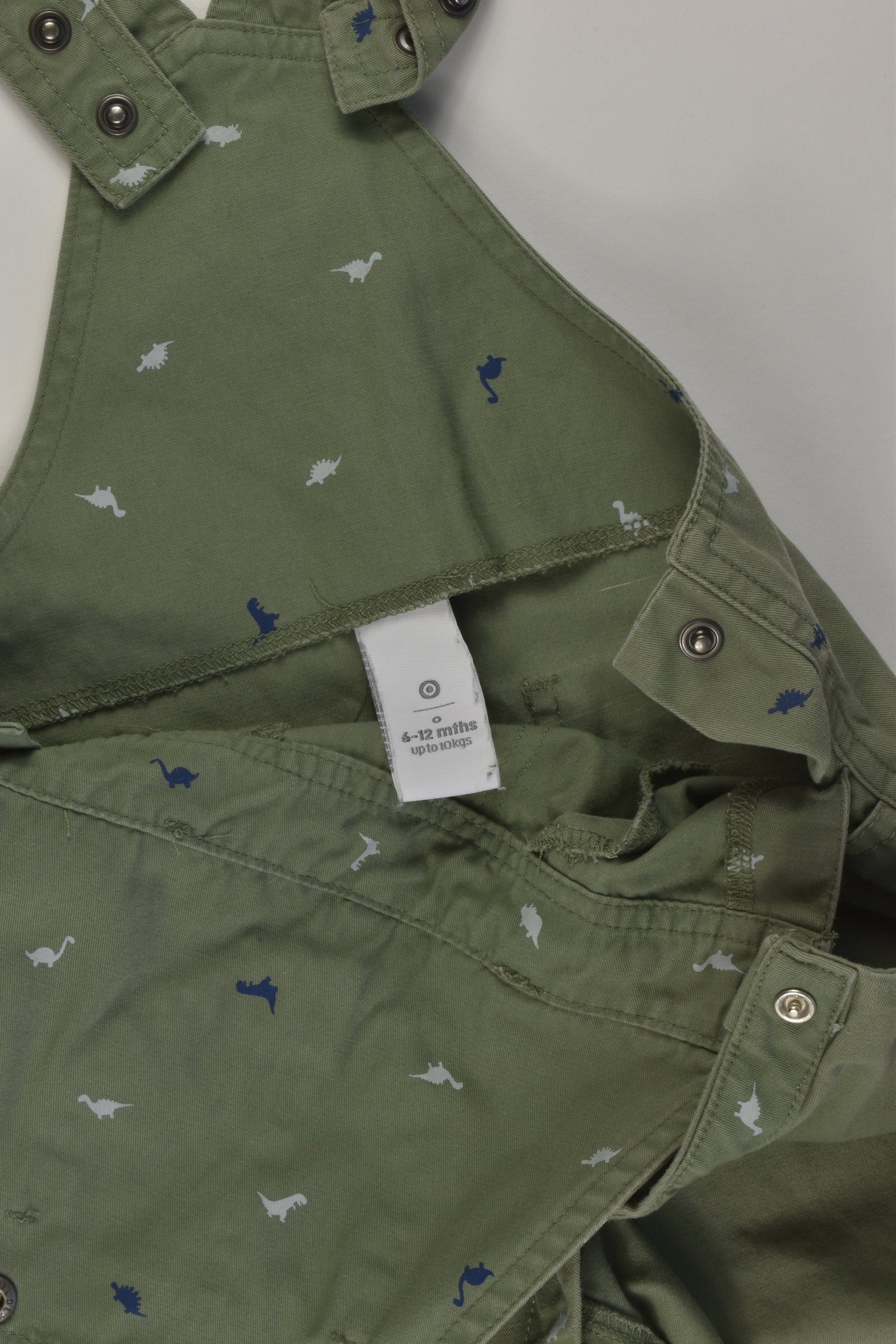 Target Size 0 Short Dinosaur Overalls