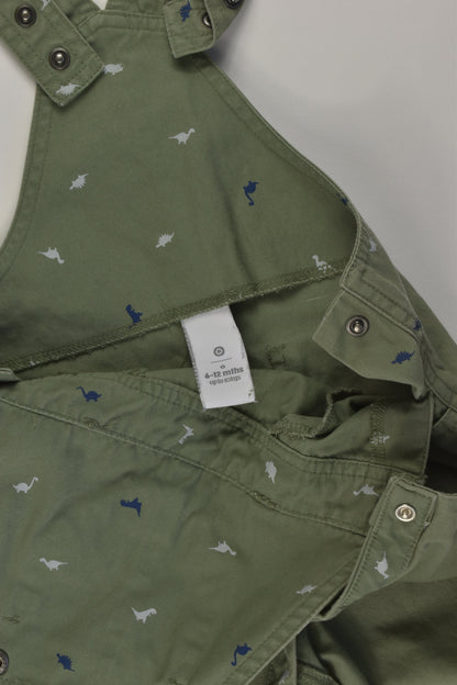 Target Size 0 Short Dinosaur Overalls