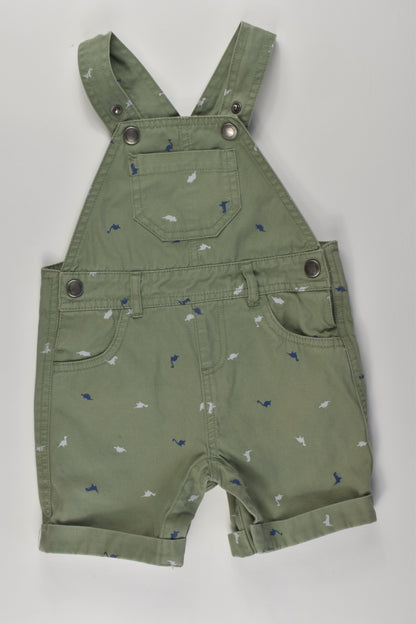 Target Size 0 Short Dinosaur Overalls