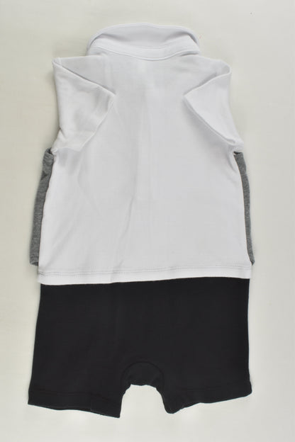 Target Size 0 Vest and Bow Tie Short Romper