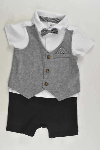 Target Size 0 Vest and Bow Tie Short Romper