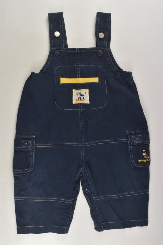 Target Size 0 Vintage Cow Overalls