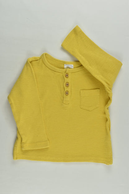 Target Size 0 Waffle Top