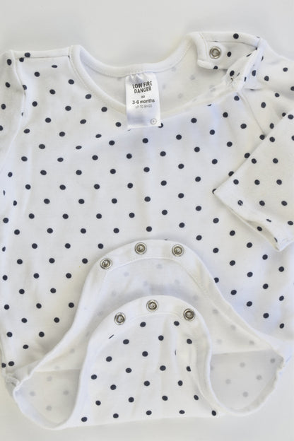 Target Size 00 (3-6 months) Dotted Bodysuit