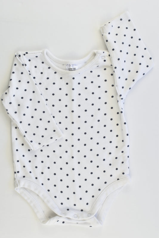 Target Size 00 (3-6 months) Dotted Bodysuit