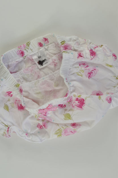 Target Size 00 Floral Bloomers
