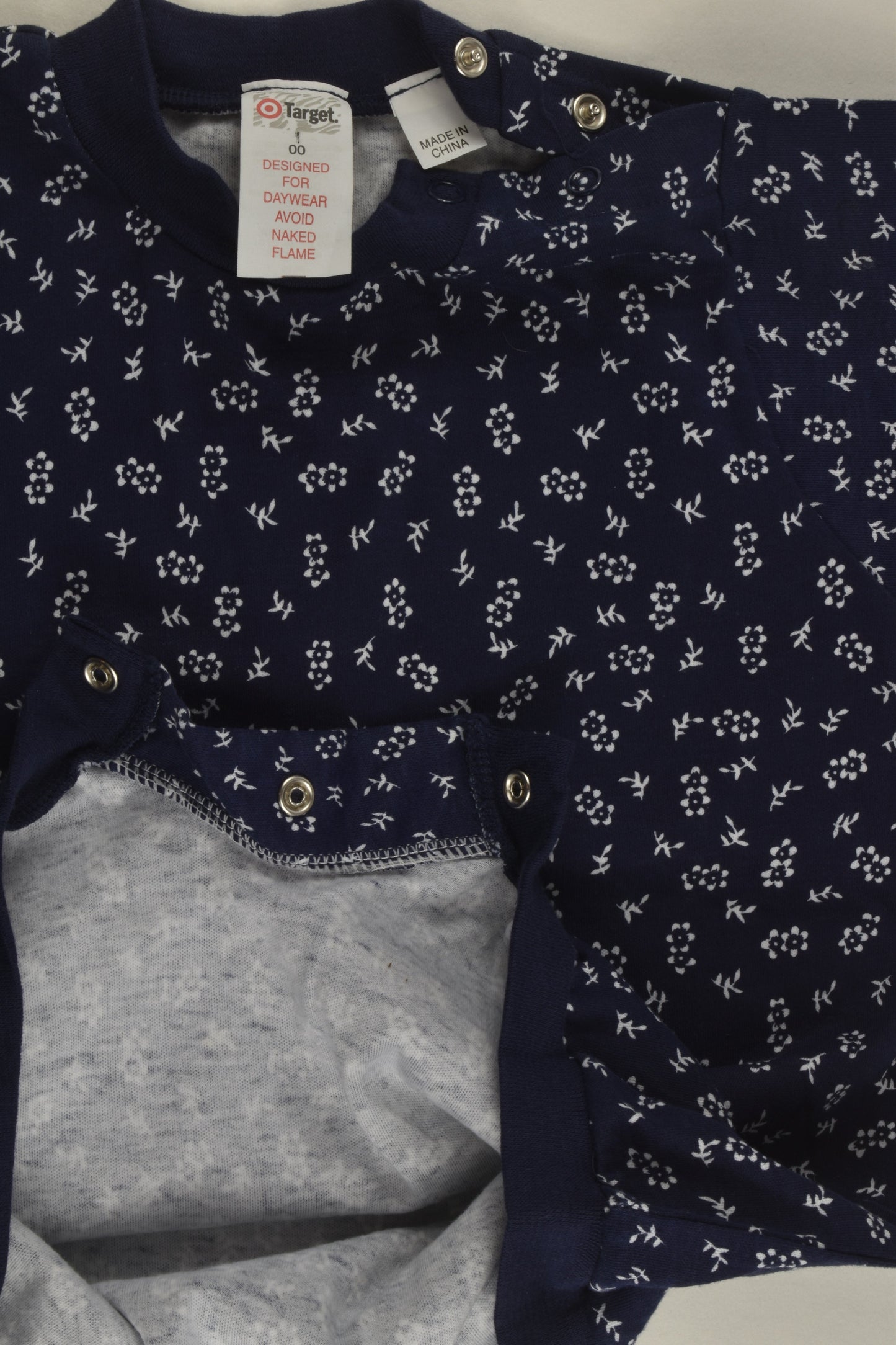 Target Size 00 Floral Short Romper