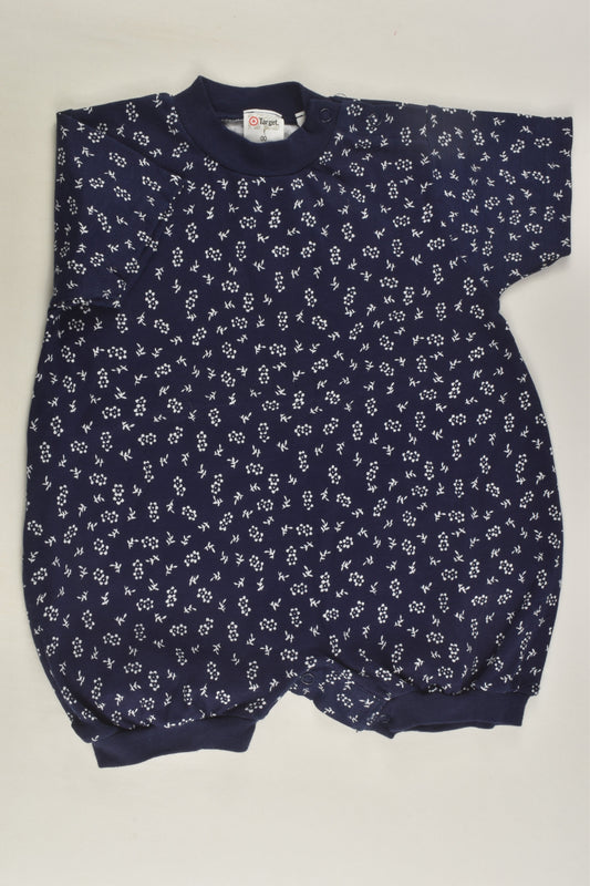 Target Size 00 Floral Short Romper
