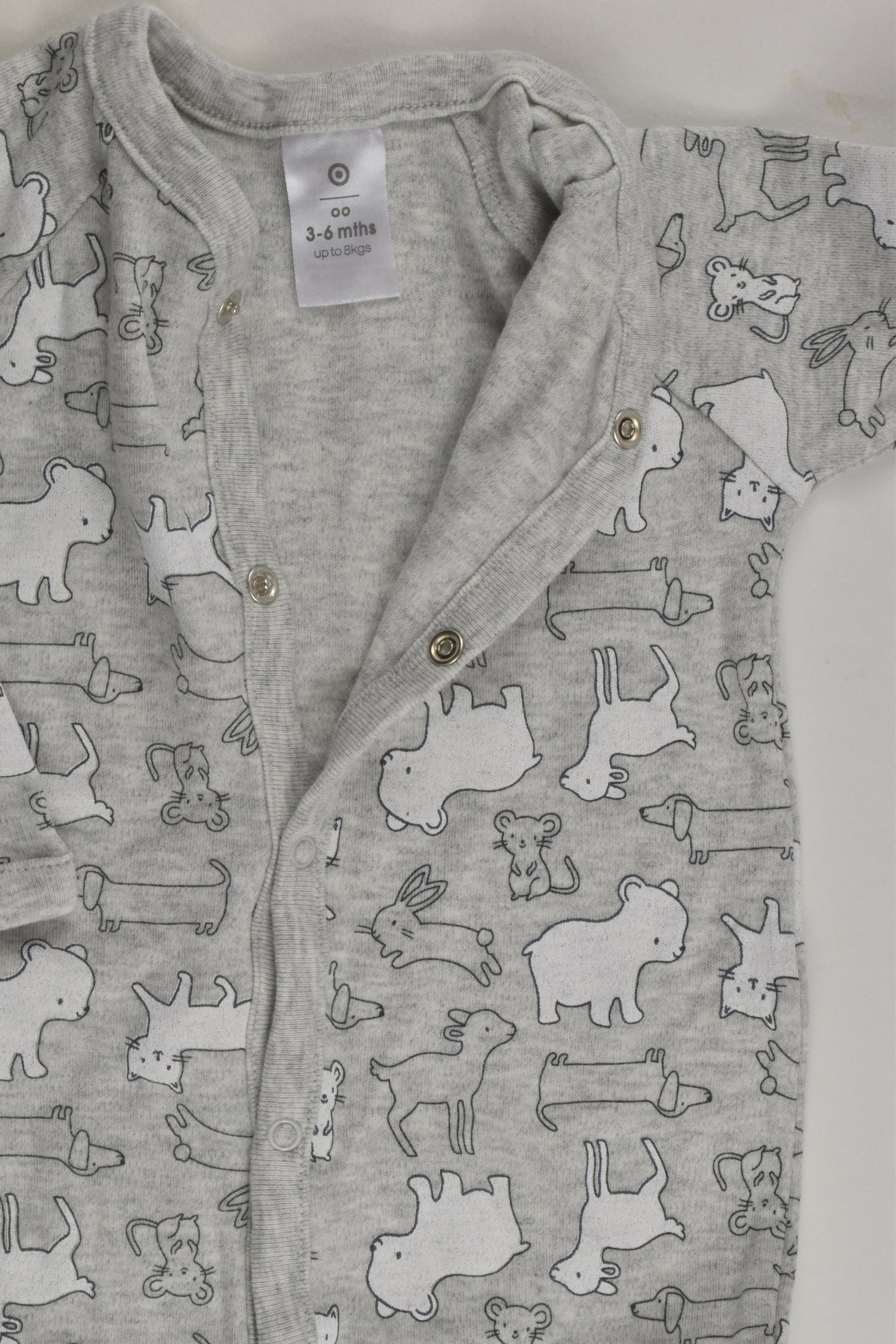 Target Size 00 Footed Romper