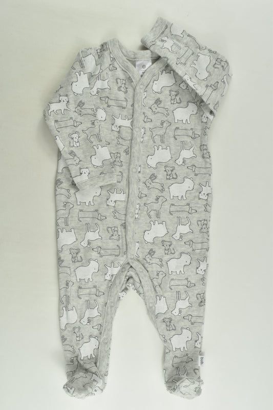 Target Size 00 Footed Romper