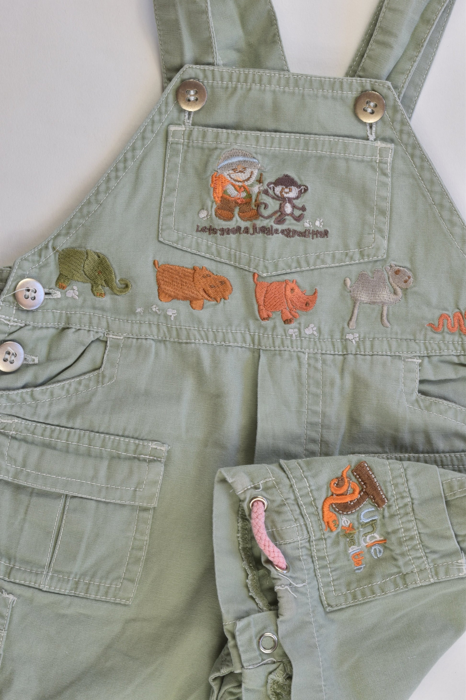 Target Size 00 Jungle Short Overalls