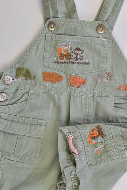 Target Size 00 Jungle Short Overalls