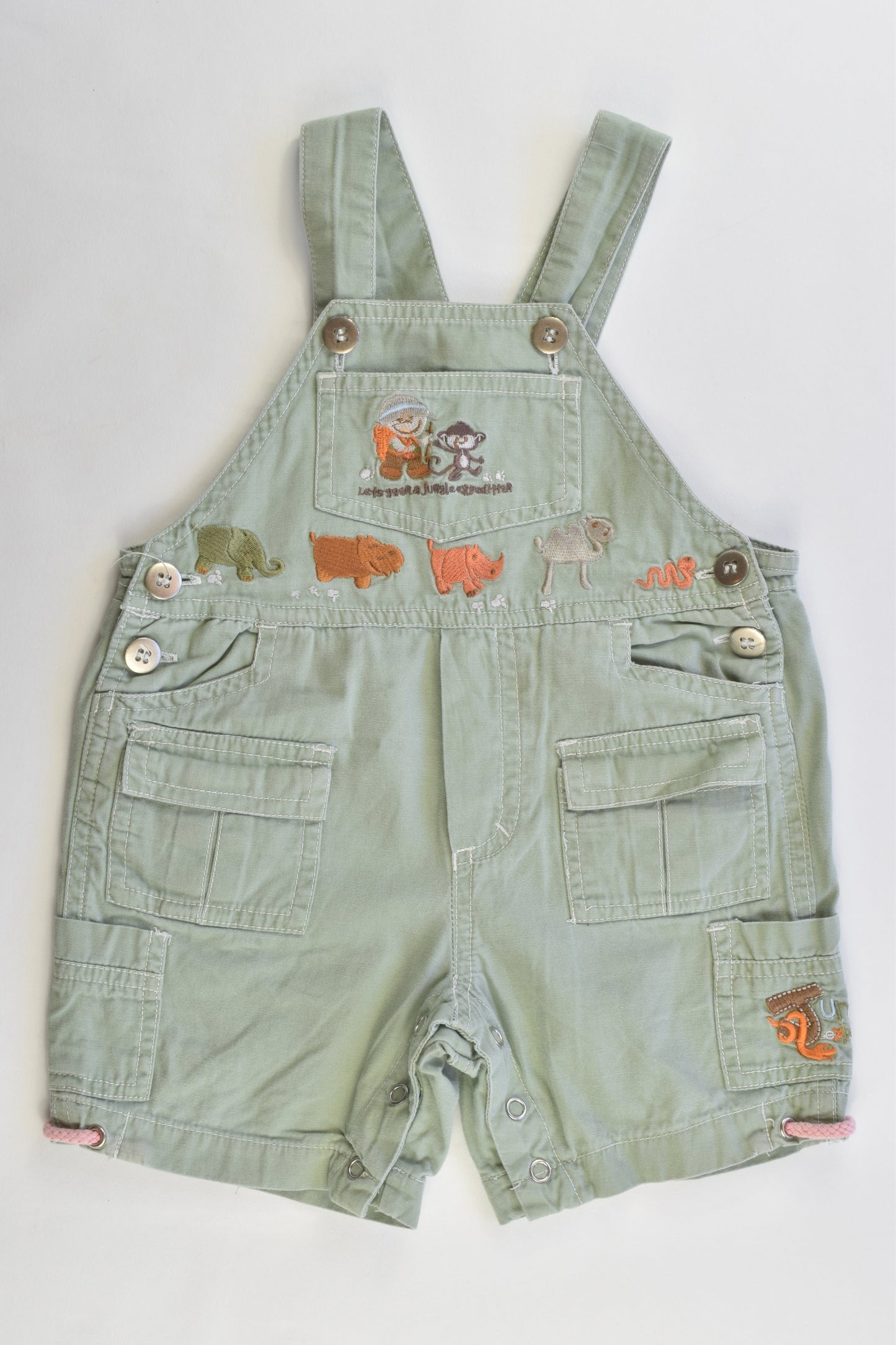 Target Size 00 Jungle Short Overalls