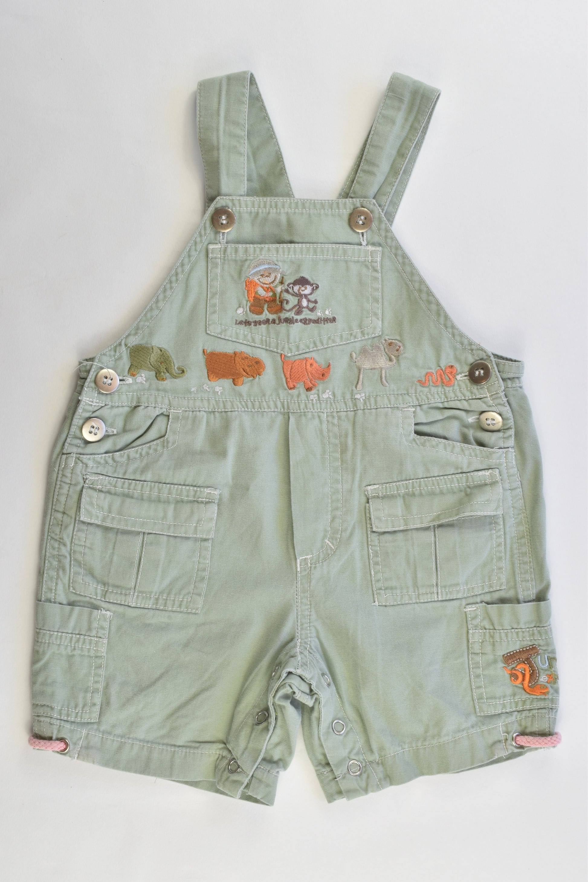 Target Size 00 Jungle Short Overalls
