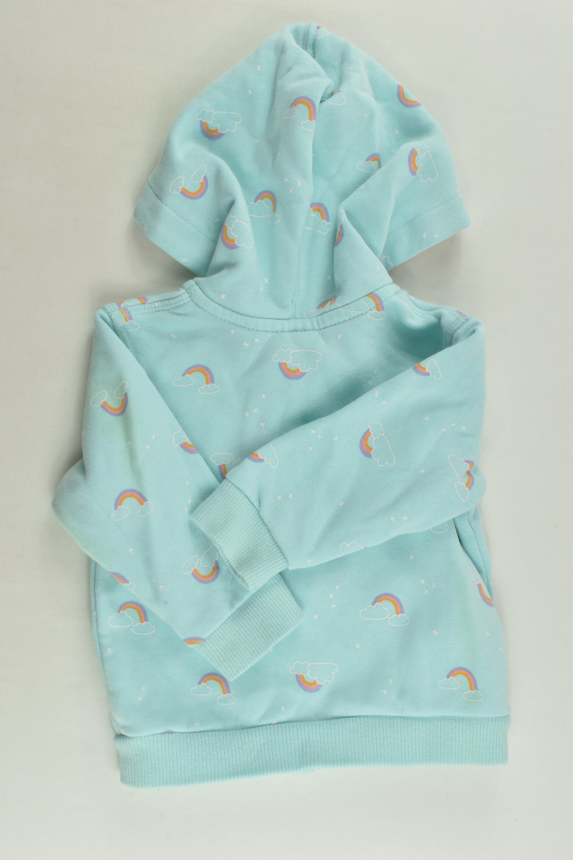 Target Size 00 Rainbow Zip Jumper