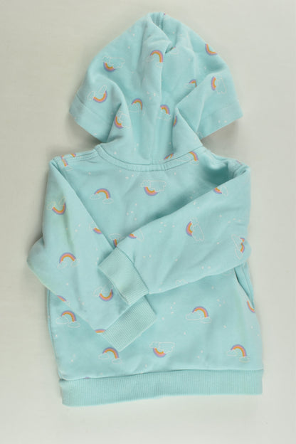 Target Size 00 Rainbow Zip Jumper