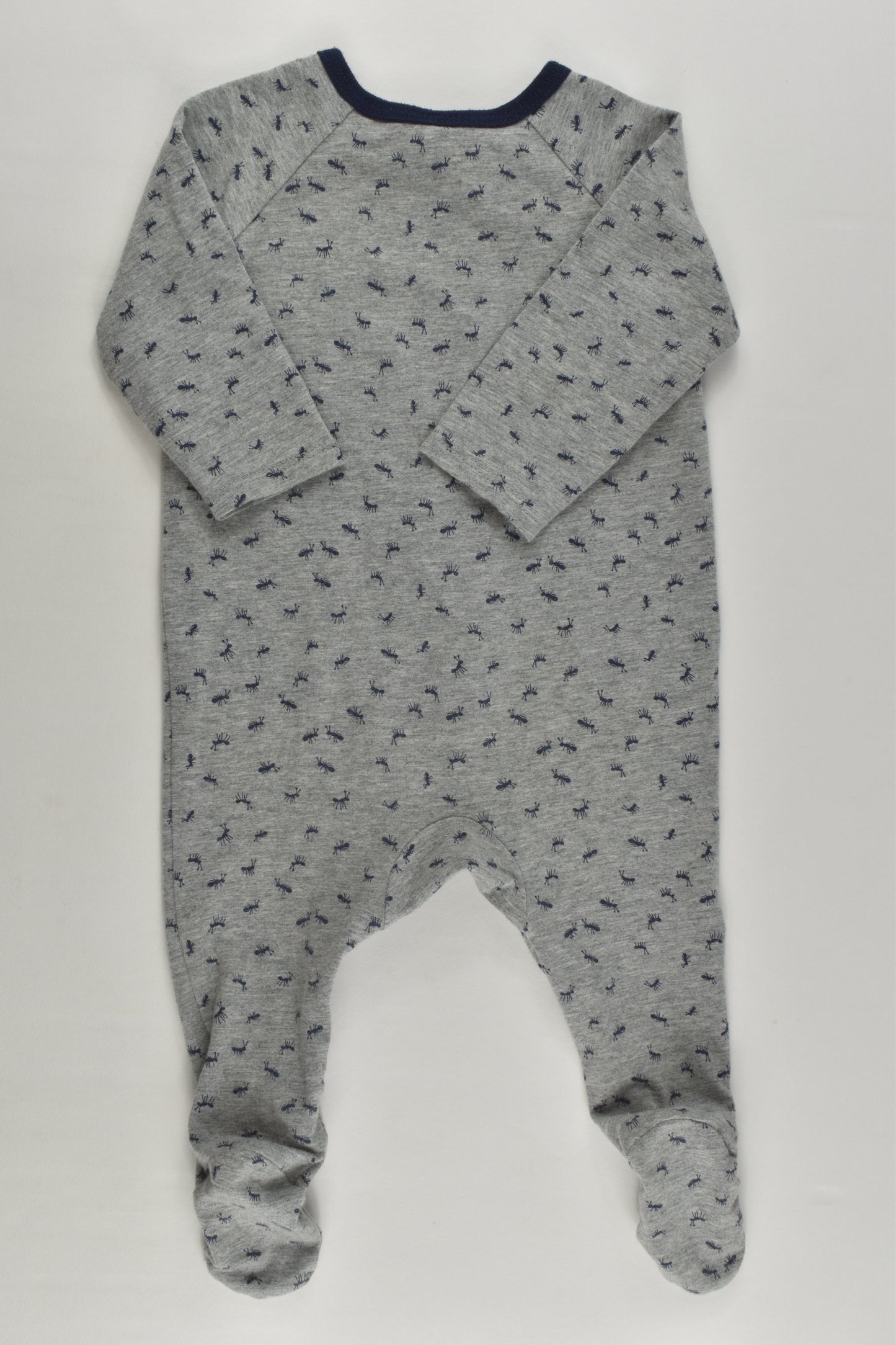 Target Size 000 Ants Footed Zip Romper