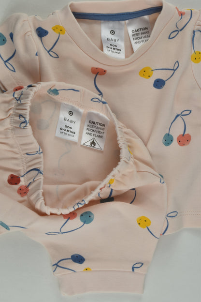 Target Size 000 Cherries Pyjamas