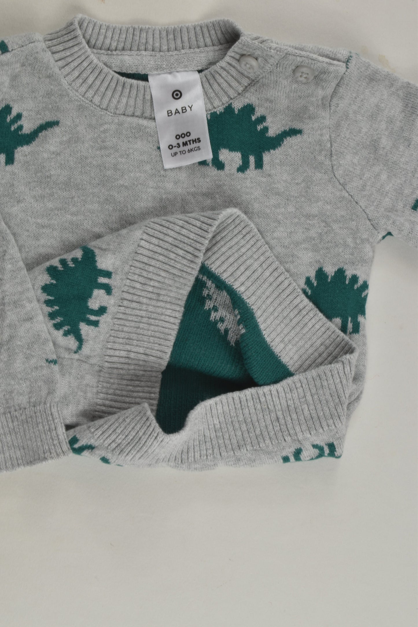 Target Size 000 Dinosaur Knit Jumper