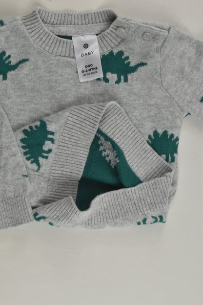 Target Size 000 Dinosaur Knit Jumper