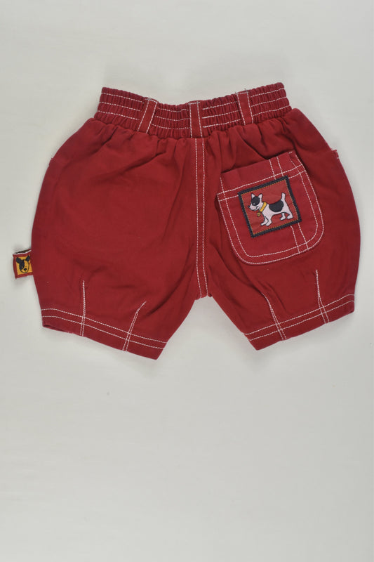 Target Size 000 Dog Patch Vintage Shorts