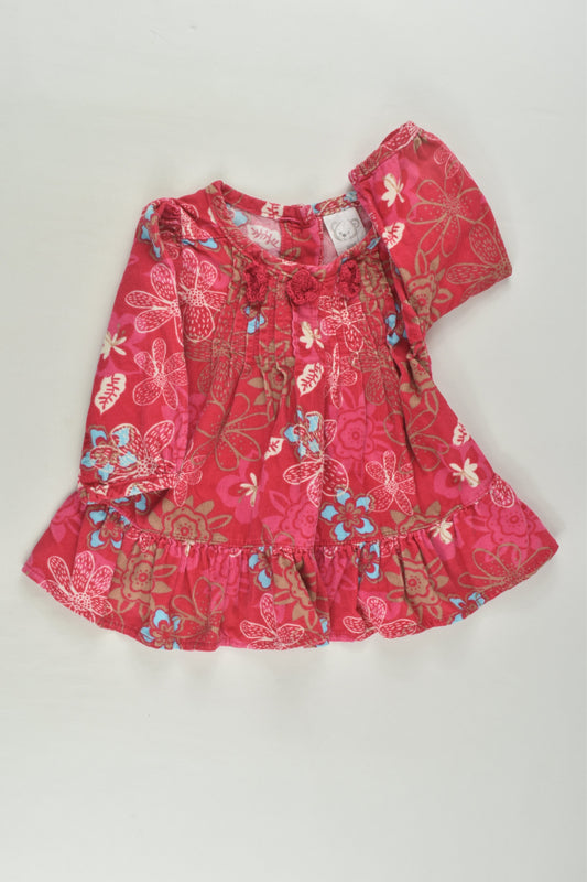 Target Size 000 Lightweight Floral Cord Dress/Tunic