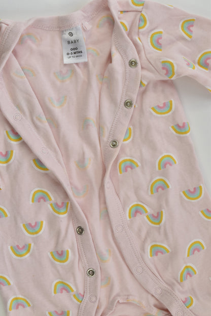 Target Size 000 Rainbow Romper