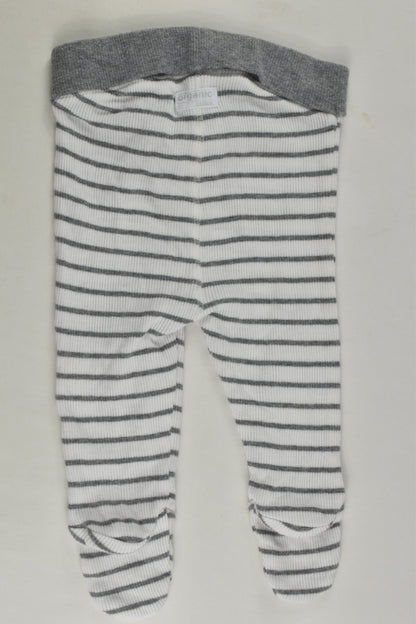 Target Size 000 Ribbed Footed Pants