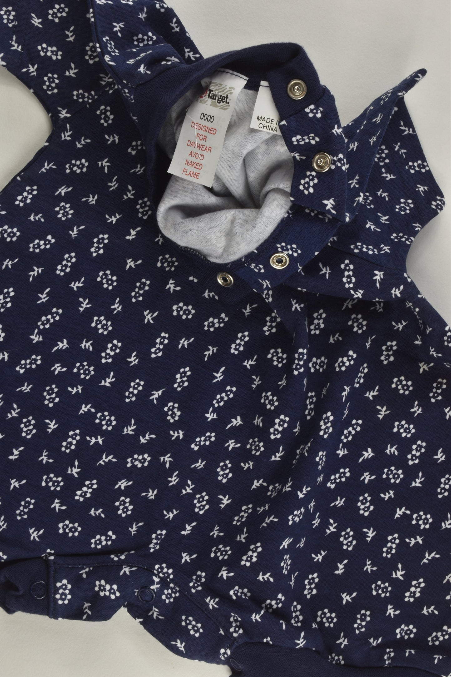 Target Size 0000 Floral Short Romper