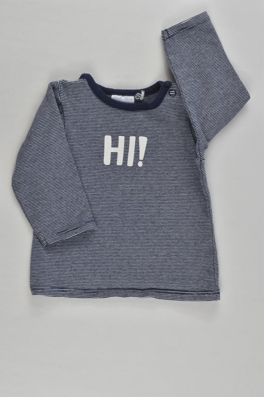 Target Size 0000 'Hi!' Organic Top