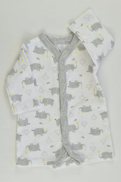 Target Size 00000 Elephant Romper