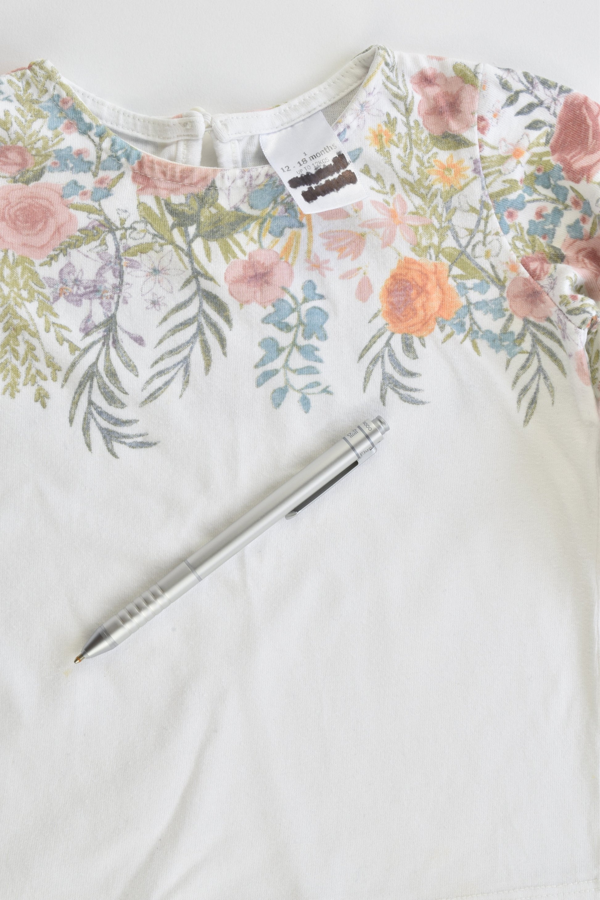 Target Size 1 (12.18 months) Floral Top
