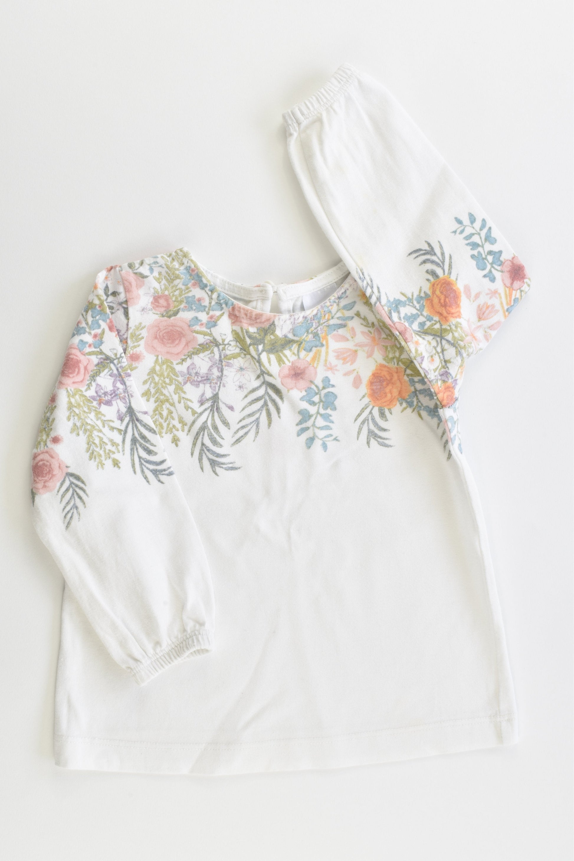 Target Size 1 (12.18 months) Floral Top
