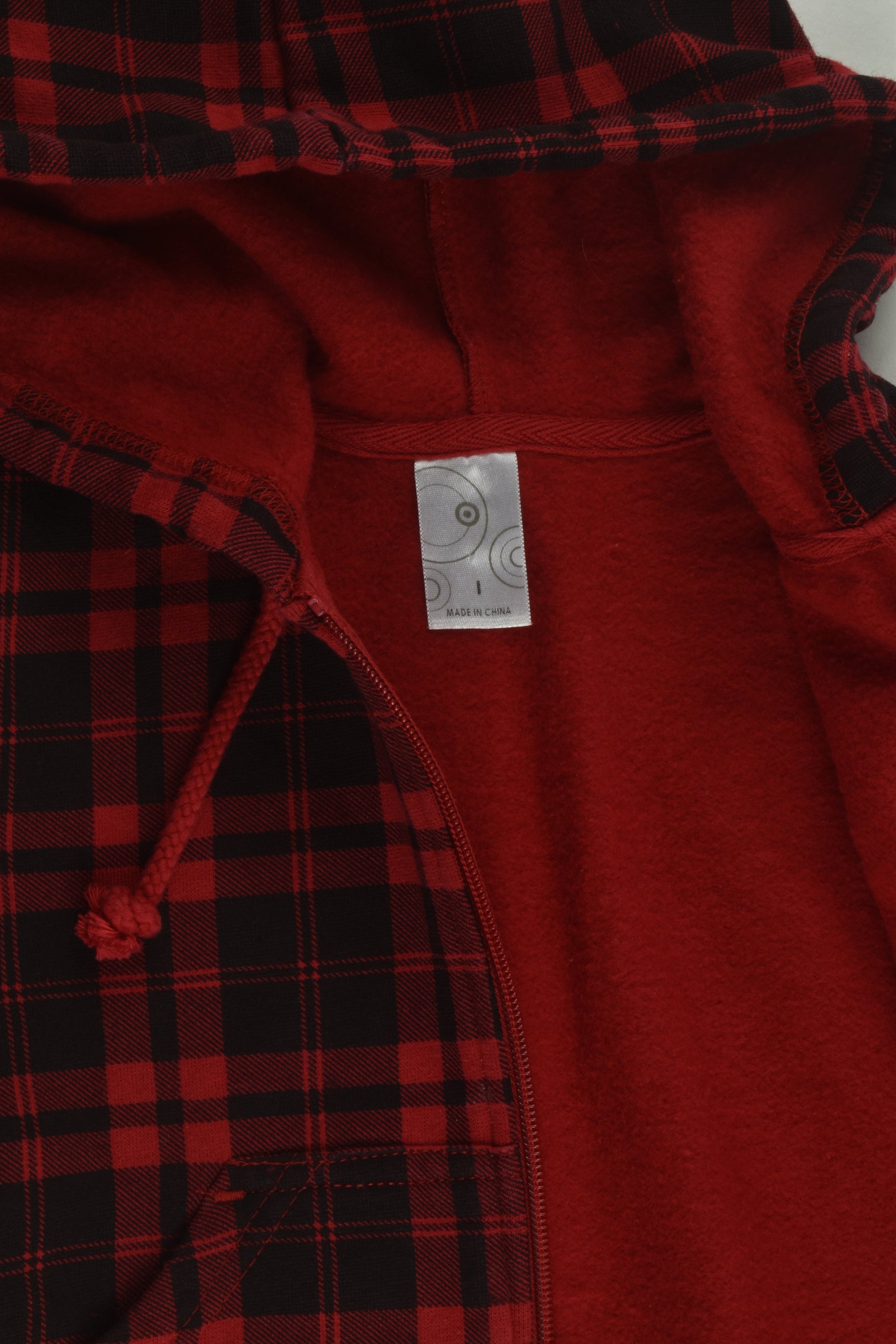 Target Size 1 Checked Zip Jumper