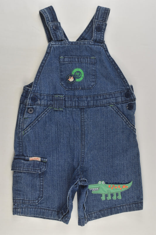 Target Size 1 Crocodile Short Overalls