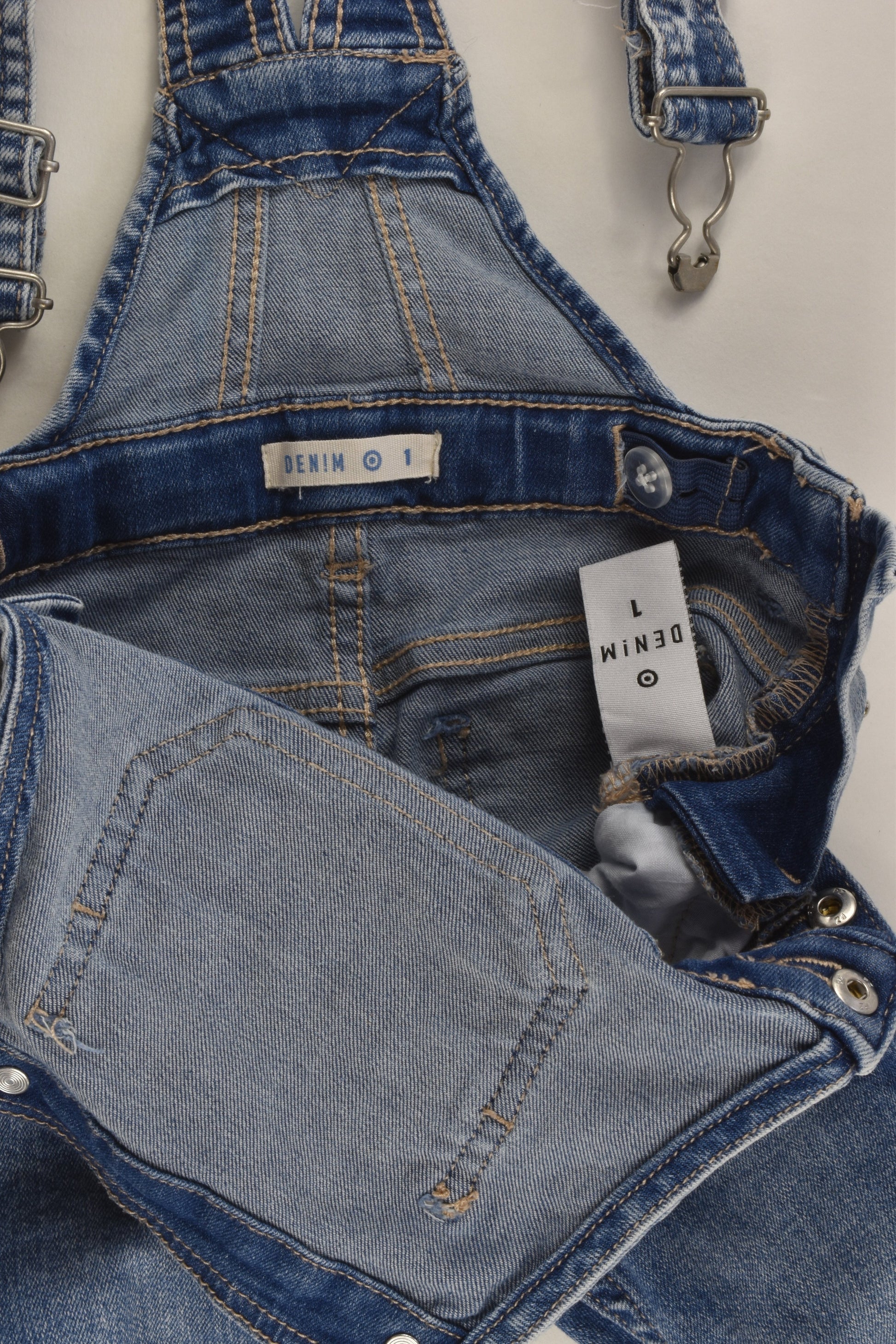 Target Size 1 Denim Overalls