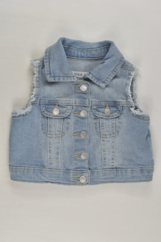 Target Size 1 Denim Vest