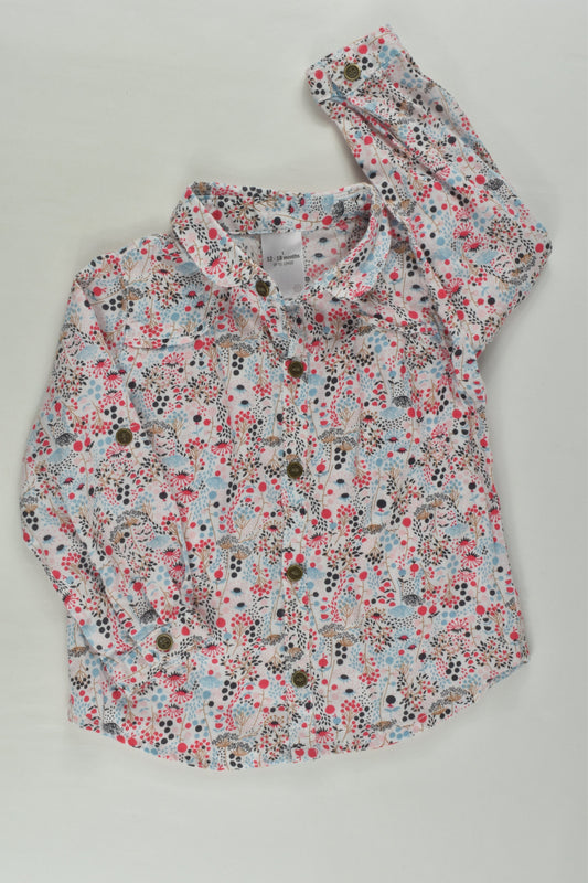 Target Size 1 Floral Shirt