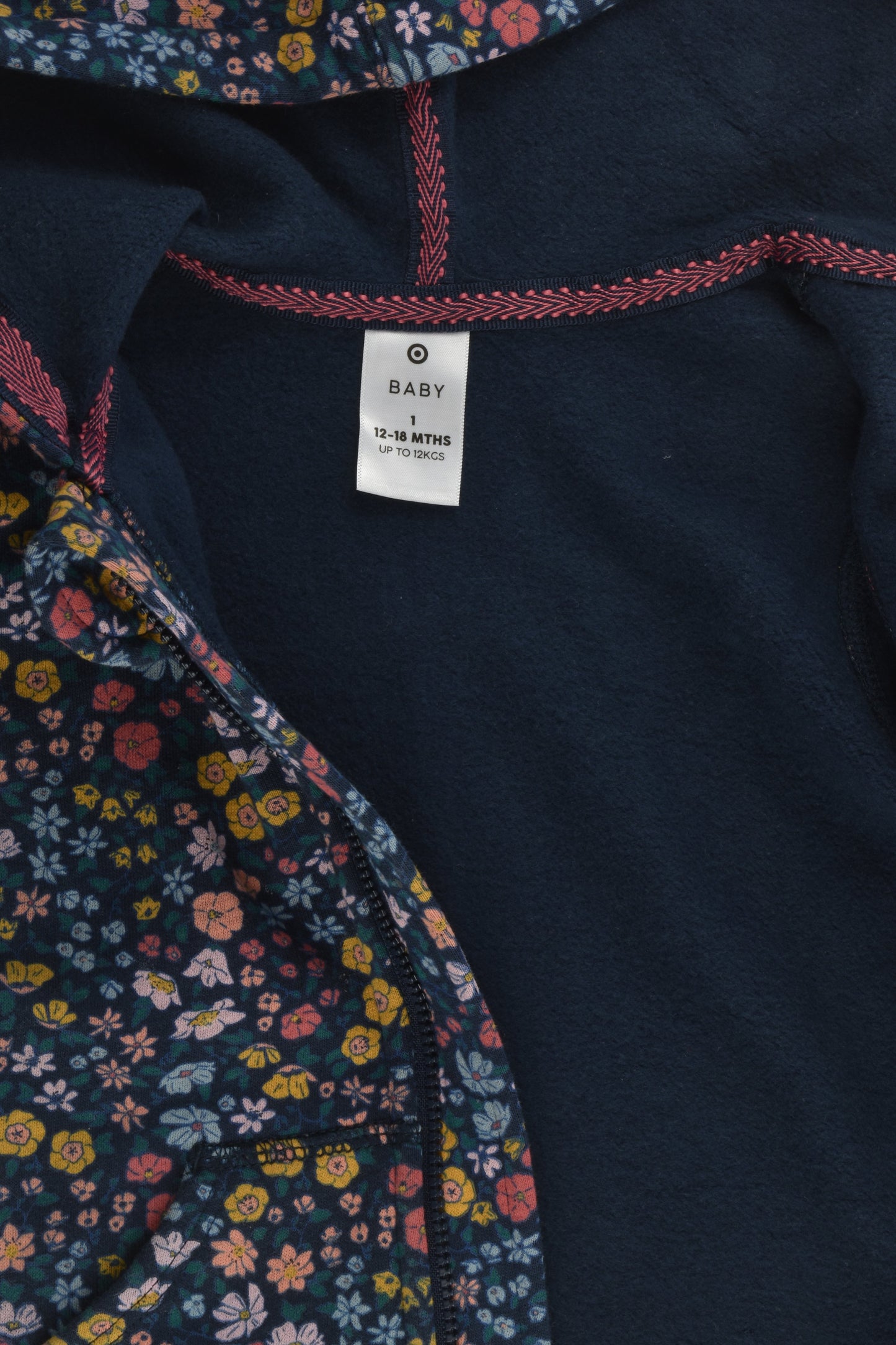 Target Size 1 Liberty Print Zip Jumper