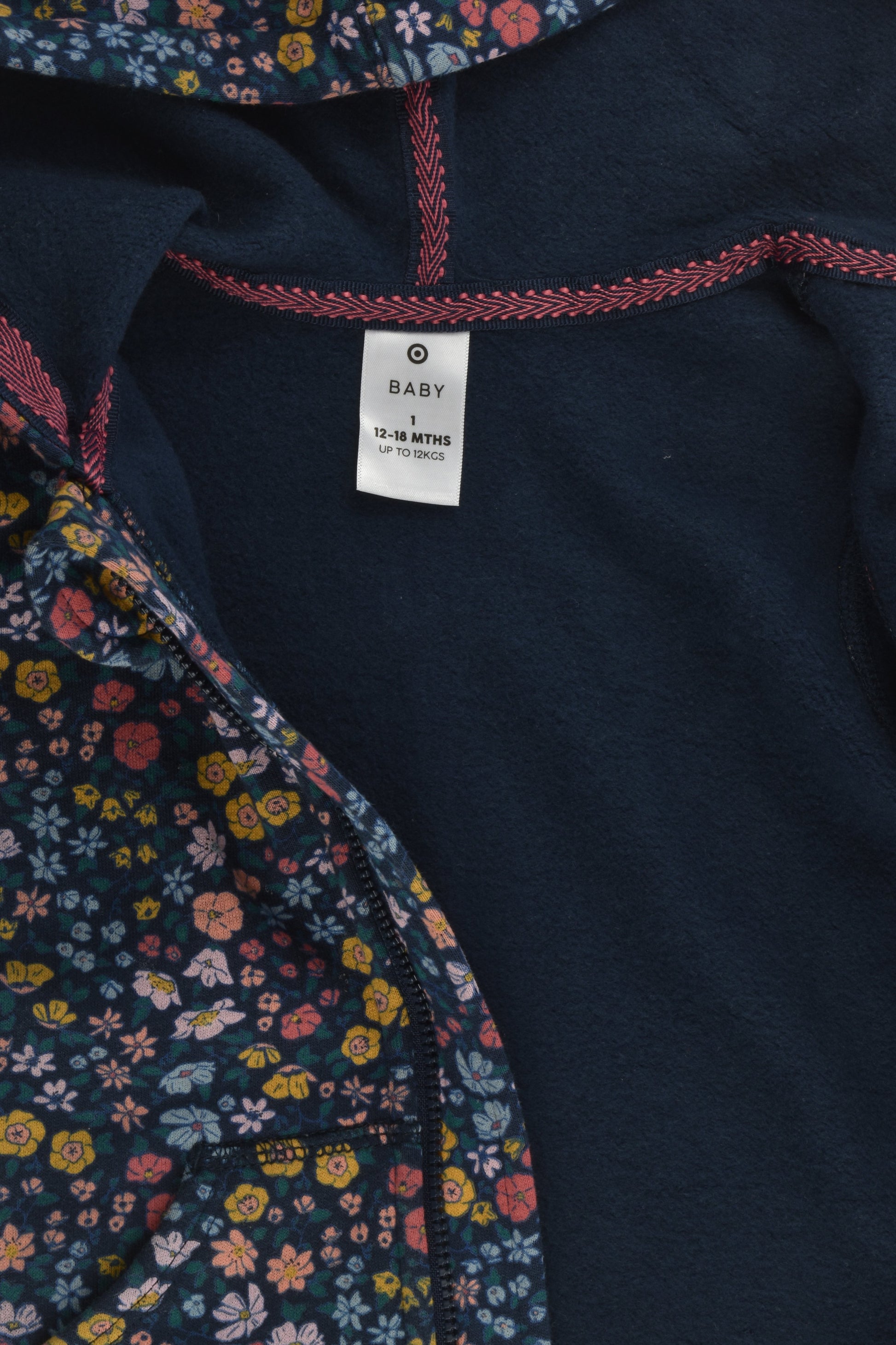 Target Size 1 Liberty Print Zip Jumper