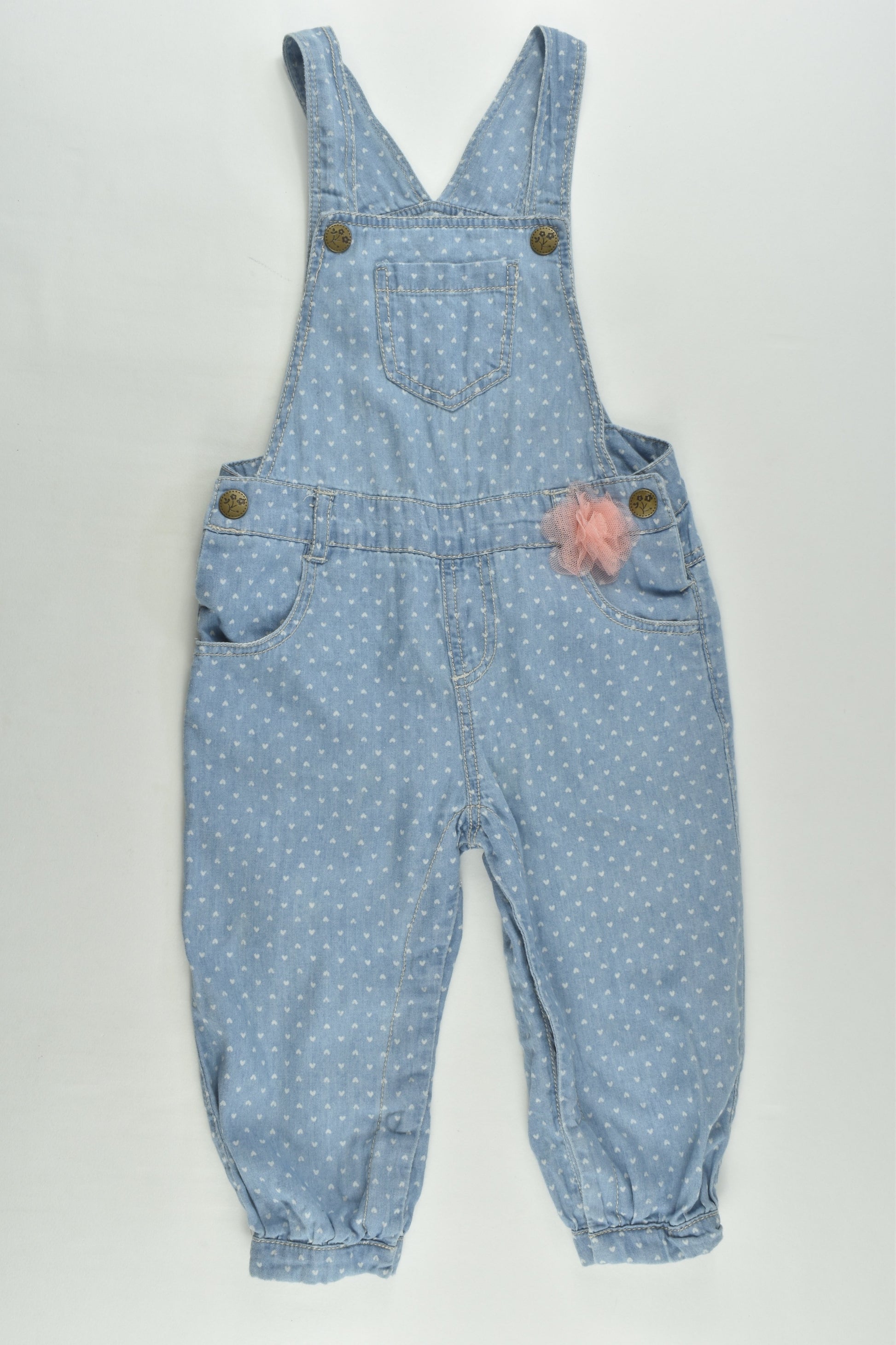 Target Size 1 Lightweight Denim Overalls