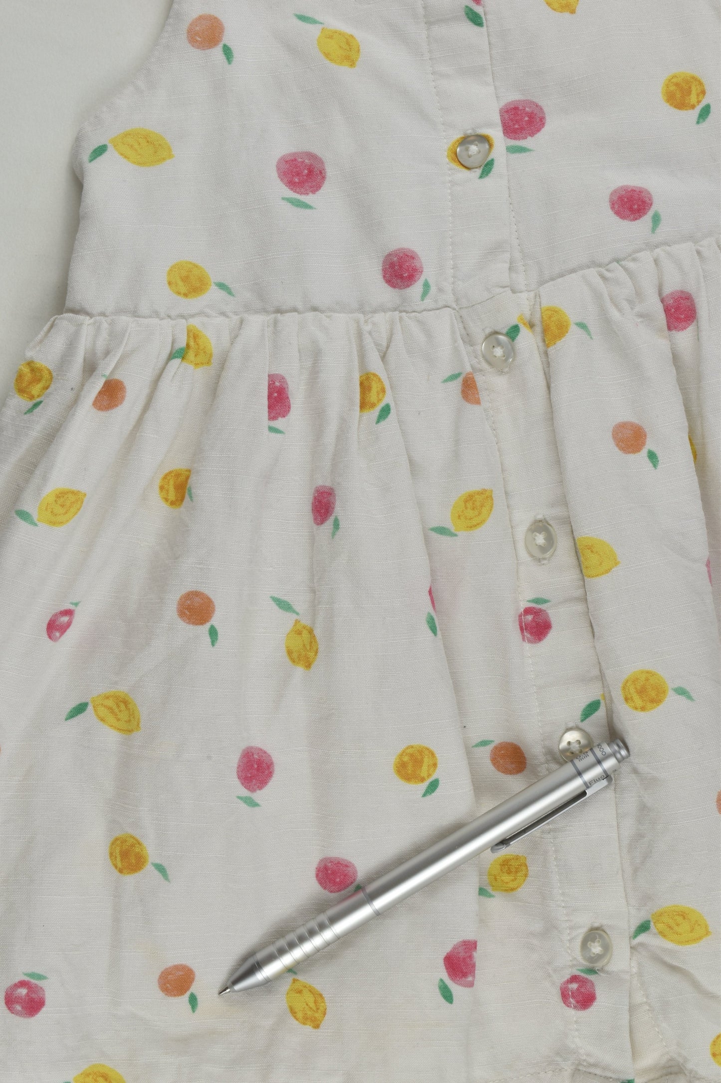 Target Size 1 Linen Blend Fruit Dress