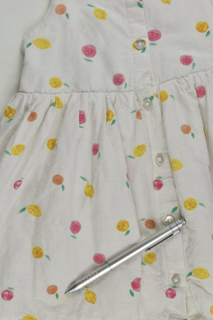 Target Size 1 Linen Blend Fruit Dress