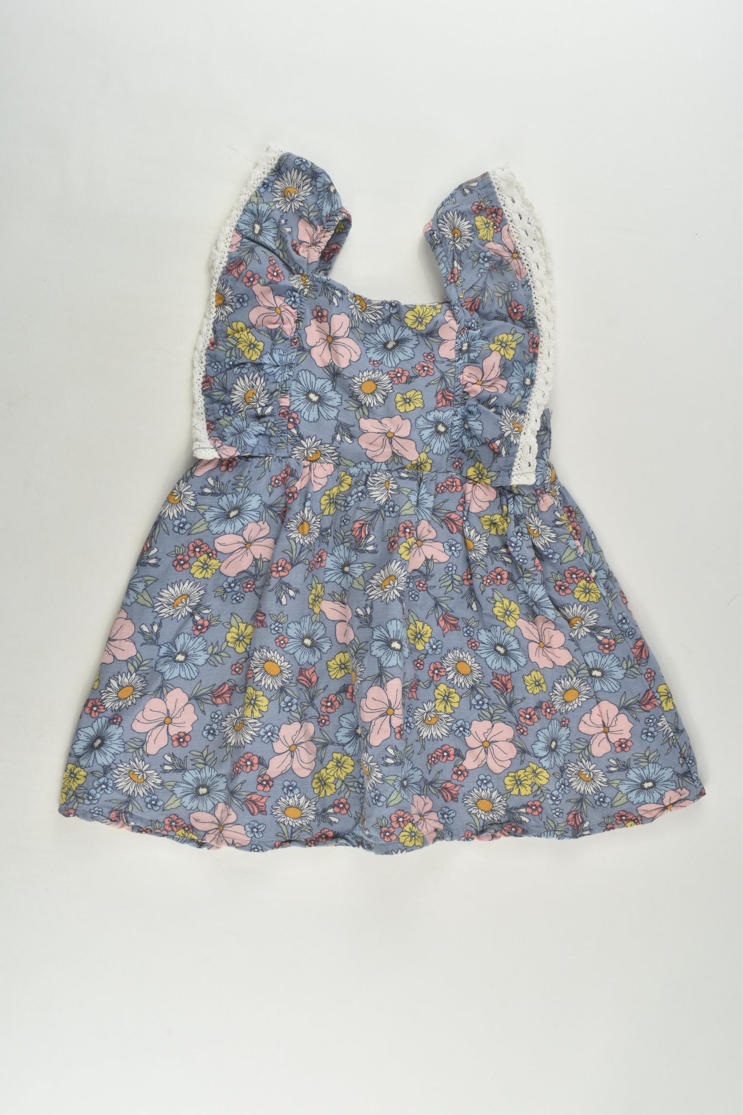 Target Size 1 Linen Blend Lined Floral Dress