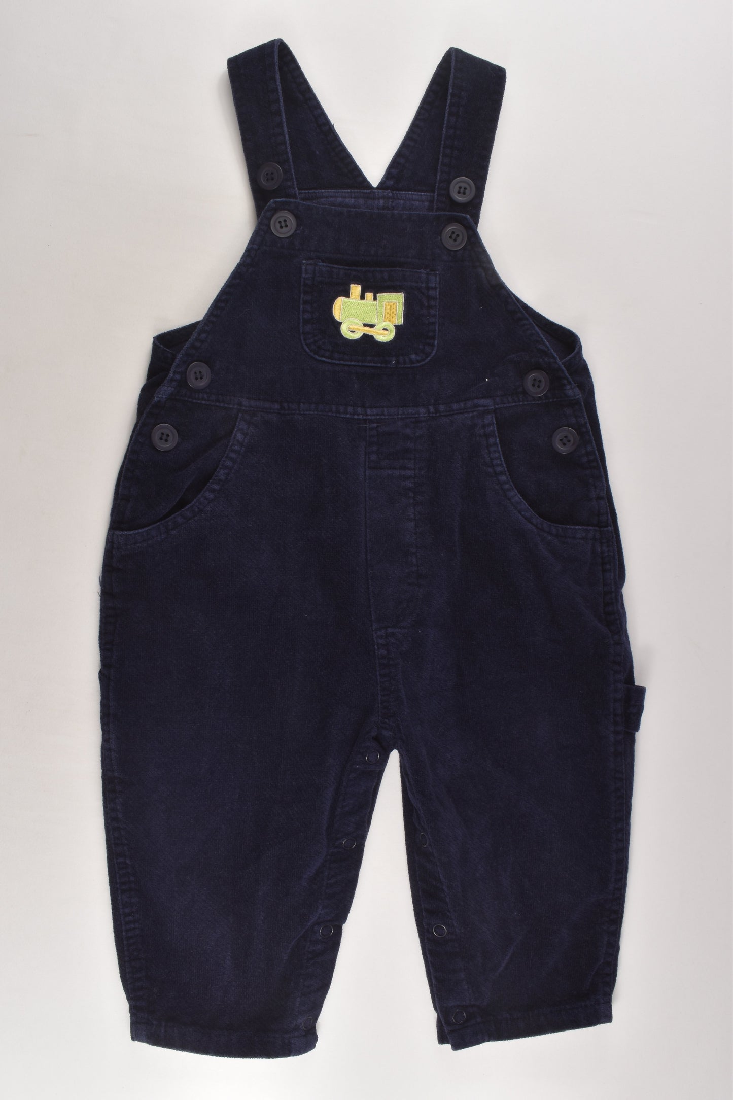 Target Size 1 Older Style Train Cord Overalls