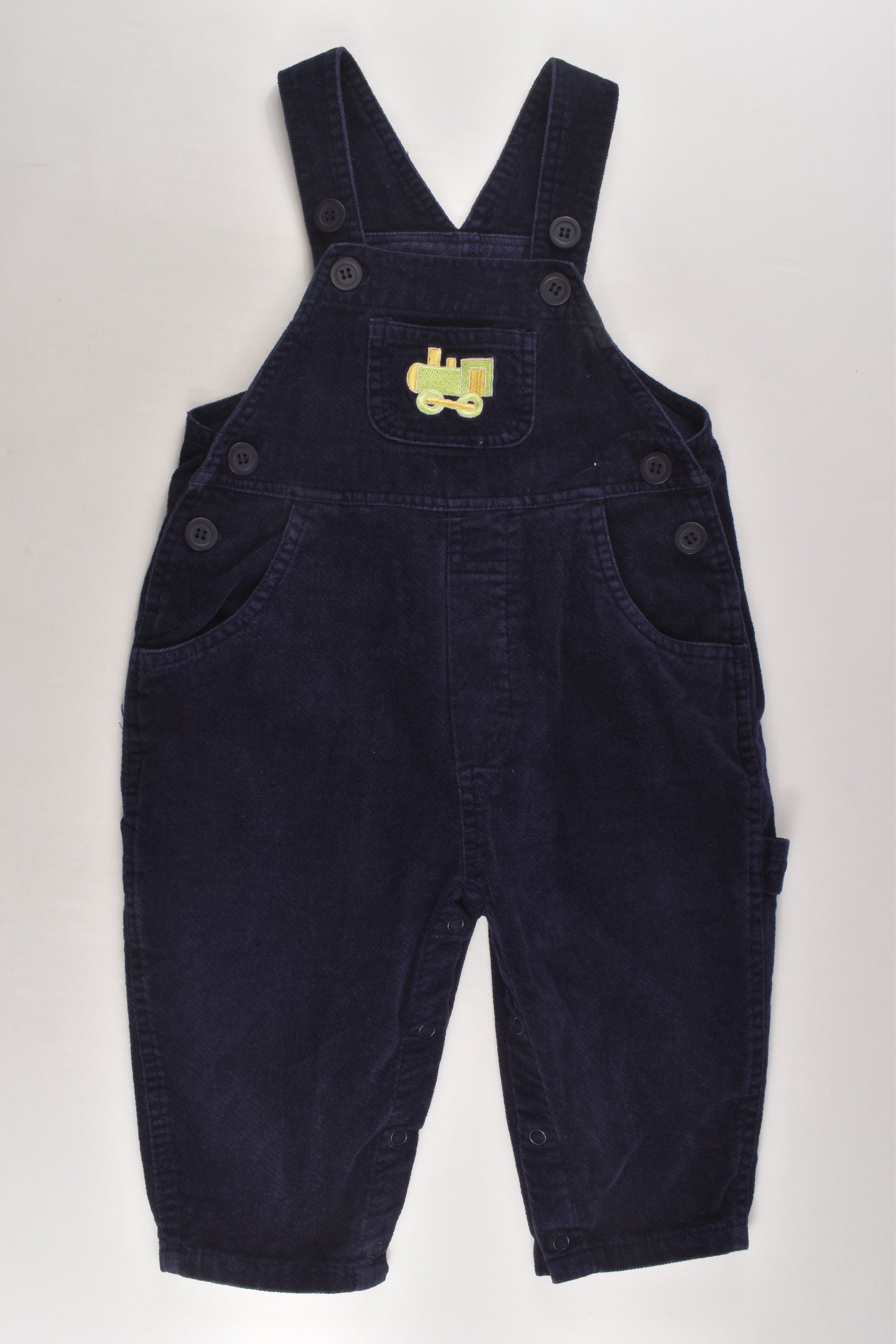 Target Size 1 Older Style Train Cord Overalls