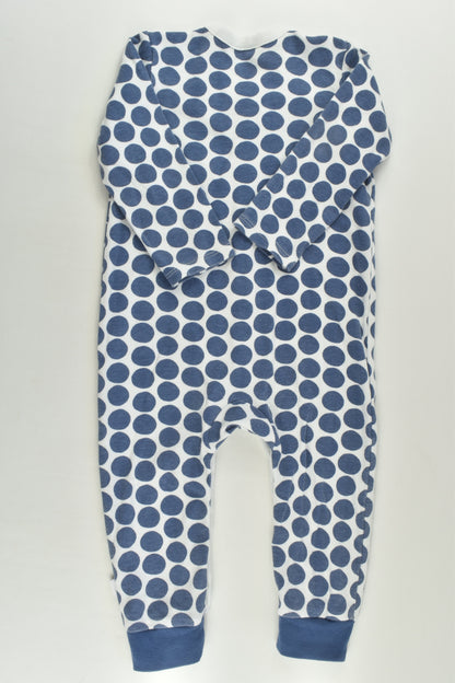 Target Size 1 Polka Dots Romper
