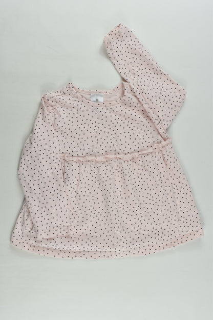 Target Size 1 Polka Dots Top